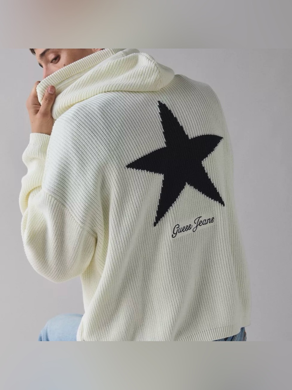 GUESS Star Knitted Hoodie